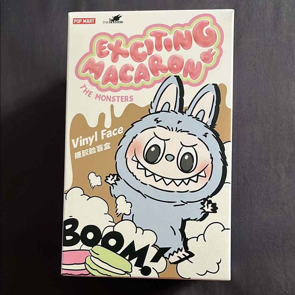 Pop Mart The Monsters Exciting Macaron Labubu - Sesame Bean